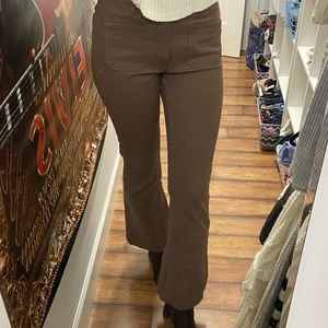 Slightly flared brown jeans - STR - size 4